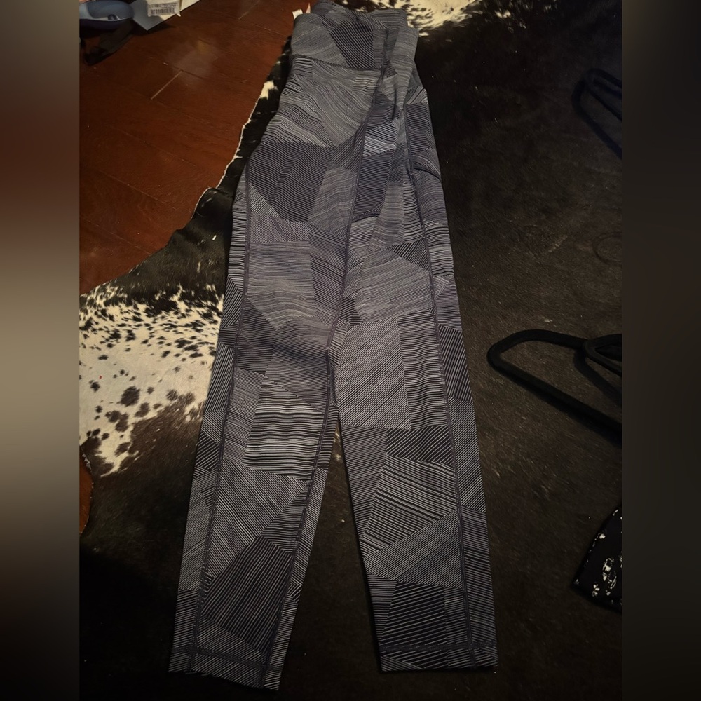 lululemon athletica Geometric Gray Leggings